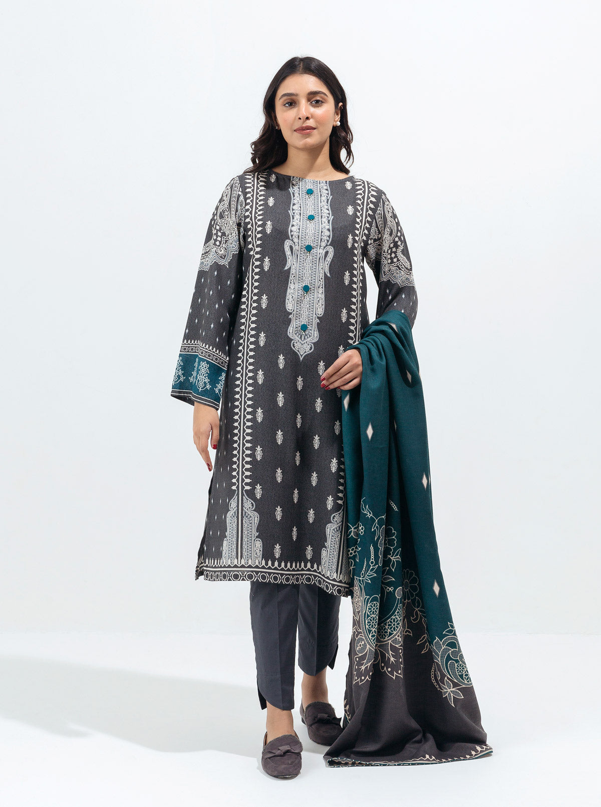 Beechtree - Beryl Charm-Printed With Shawl-3P