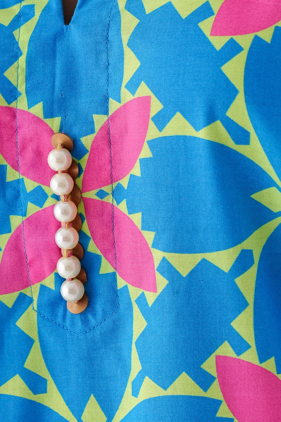 Beechtree - PRINTED PRINTED CAMBRIC SHIRT (PRET)