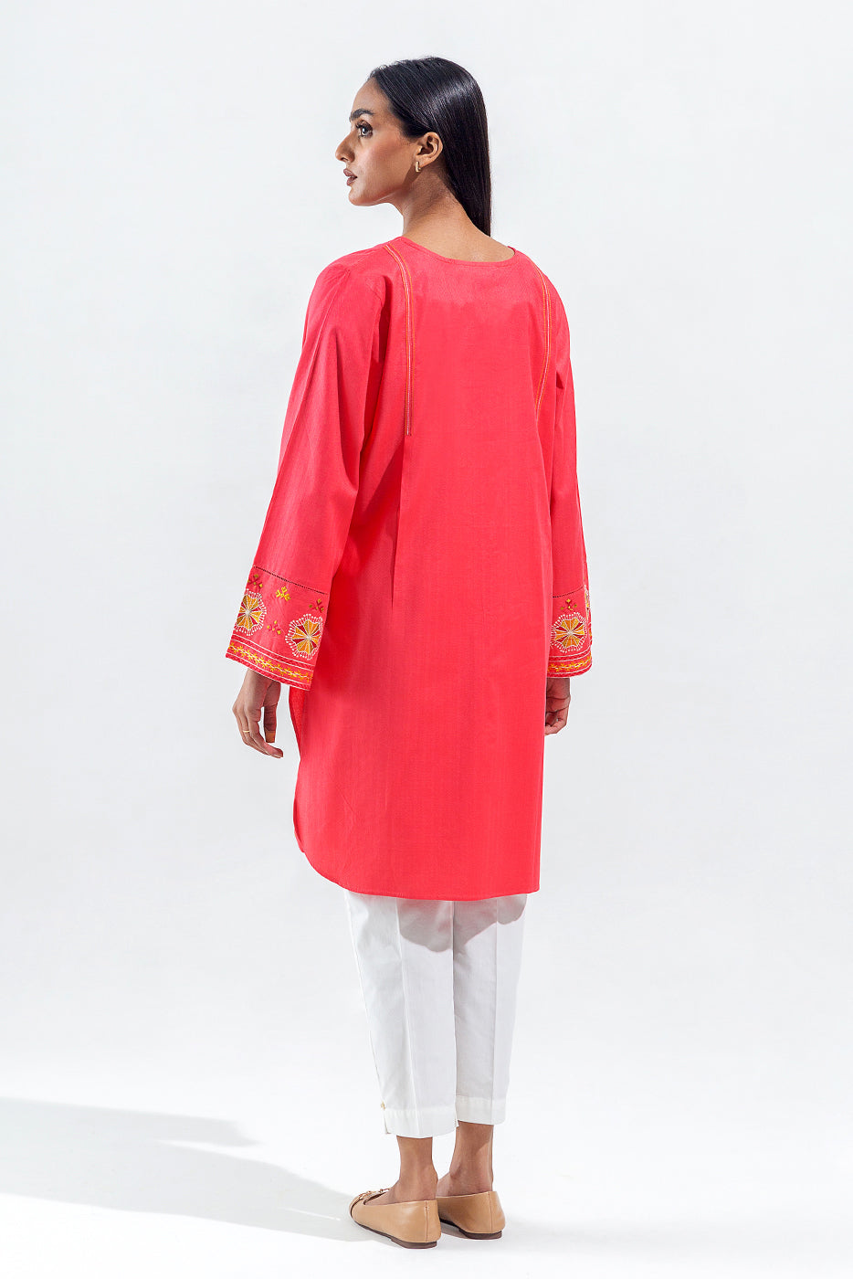 Beechtree - EMBROIDERED SELF JACQUARD SHIRT (PRET)