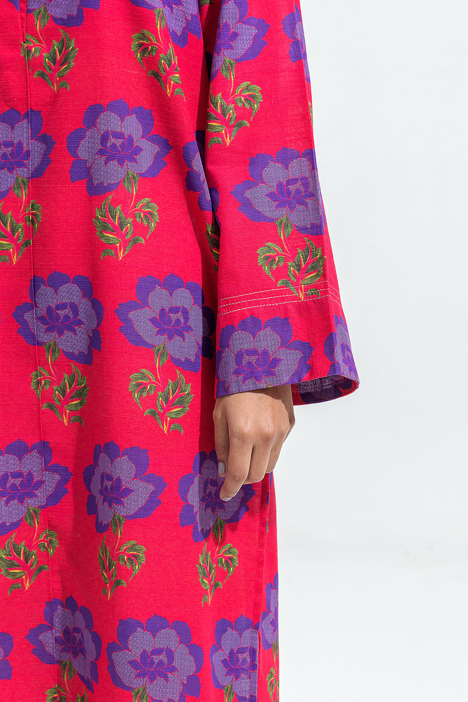 Beechtree - PRINTED SLUB KHADDAR SHIRT (PRET)