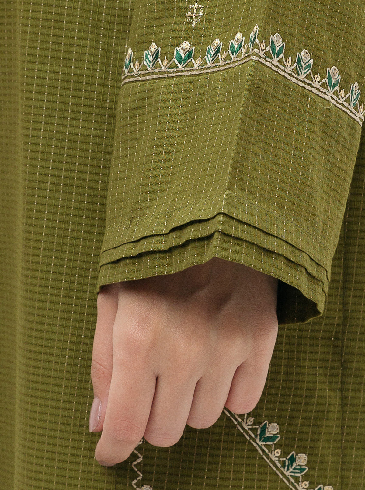 Beechtree - 2 PIECE EMBROIDERED TEXTURED SUIT (LUXURY PRET)