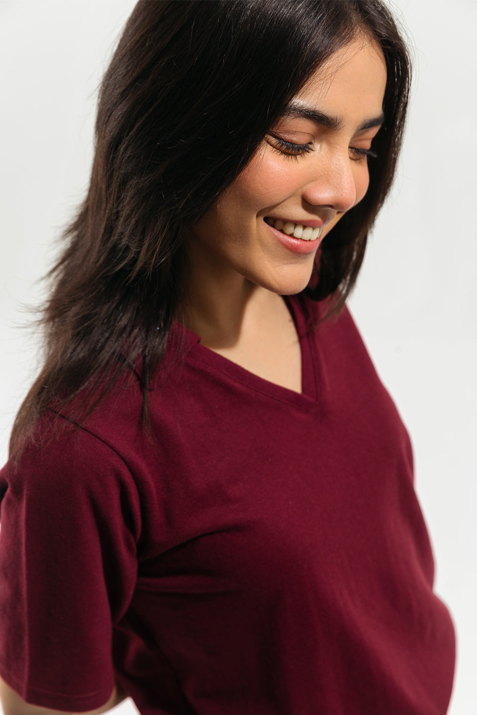 Beechtree - Maroon Collared T-Shirt.