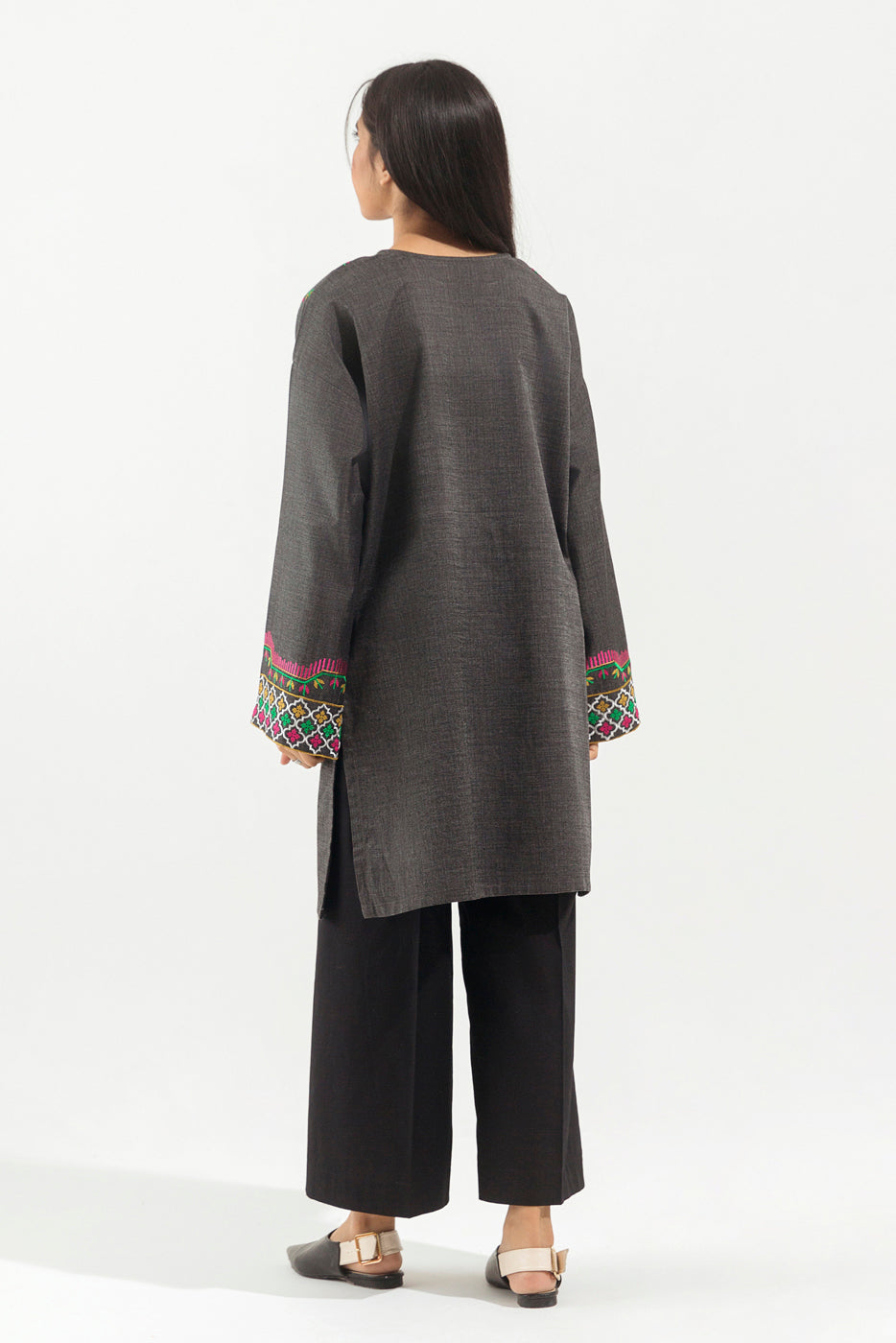 Beechtree - EMBROIDERED YARN DYED SHIRT (PRET)