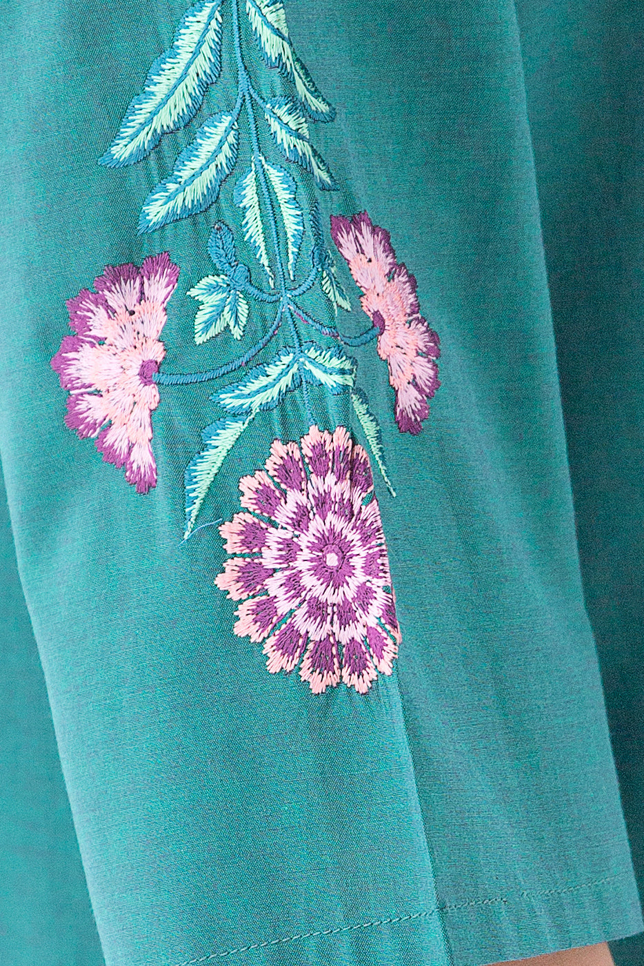 Beechtree - EMBROIDERED CHAMBRAY SHIRT (PRET)