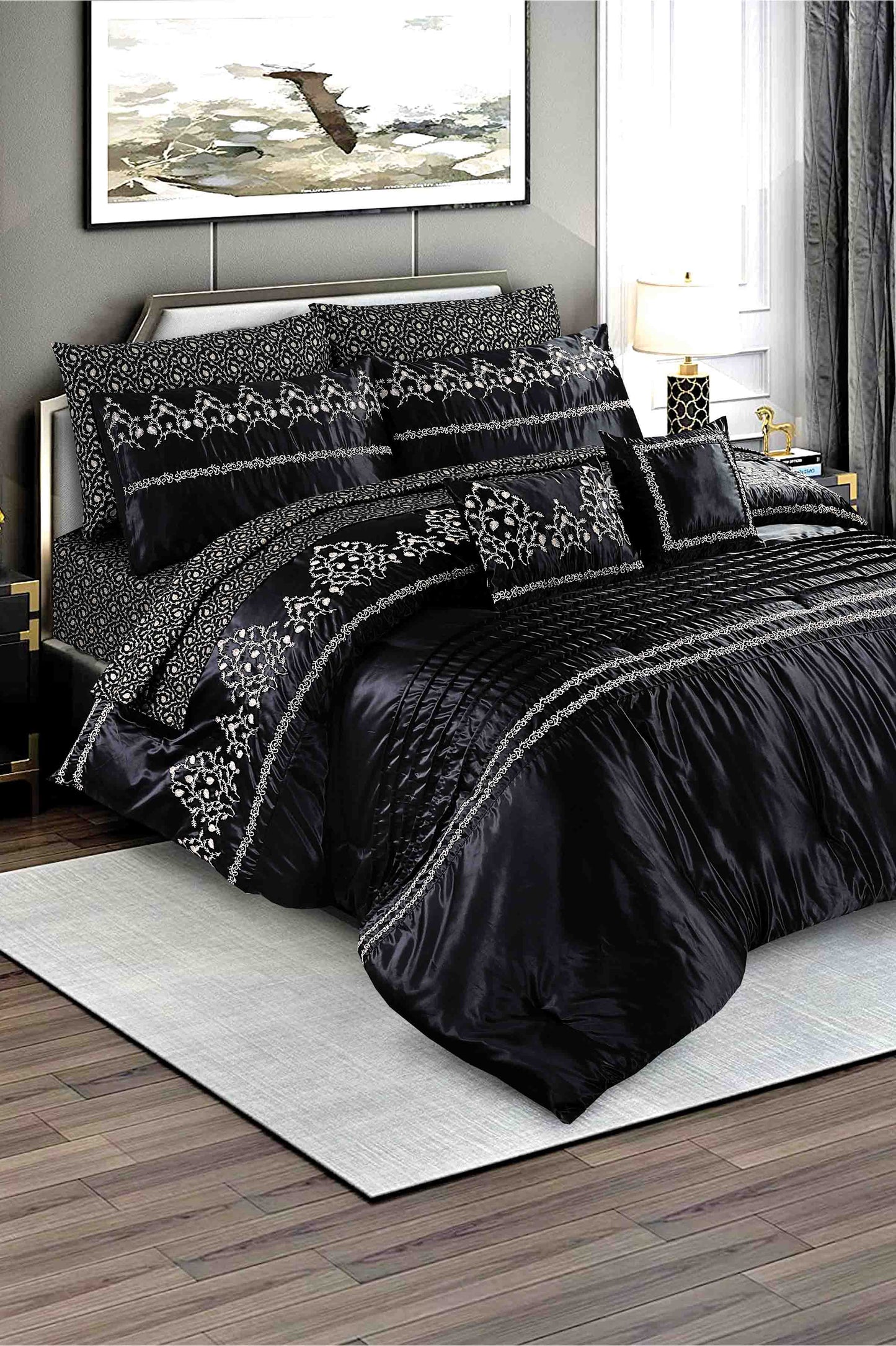 Nishat Linen - Black Forest Bed in A Bag