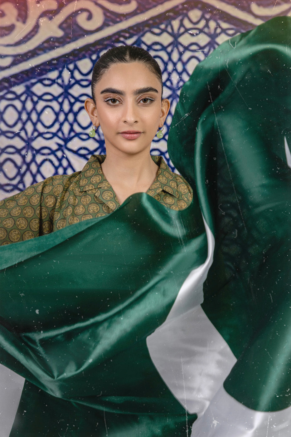 2 Pc Printed Cambric Outfit