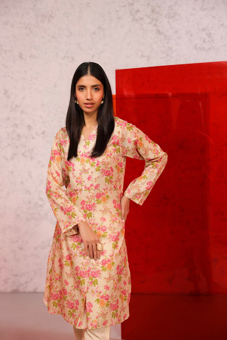 Printed Lawn Kurti
