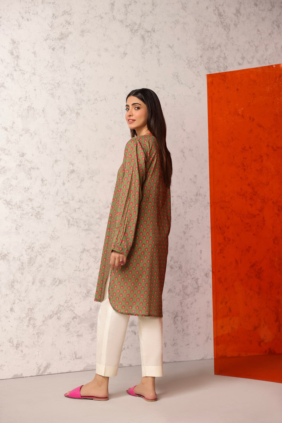 Printed Lawn Kurti