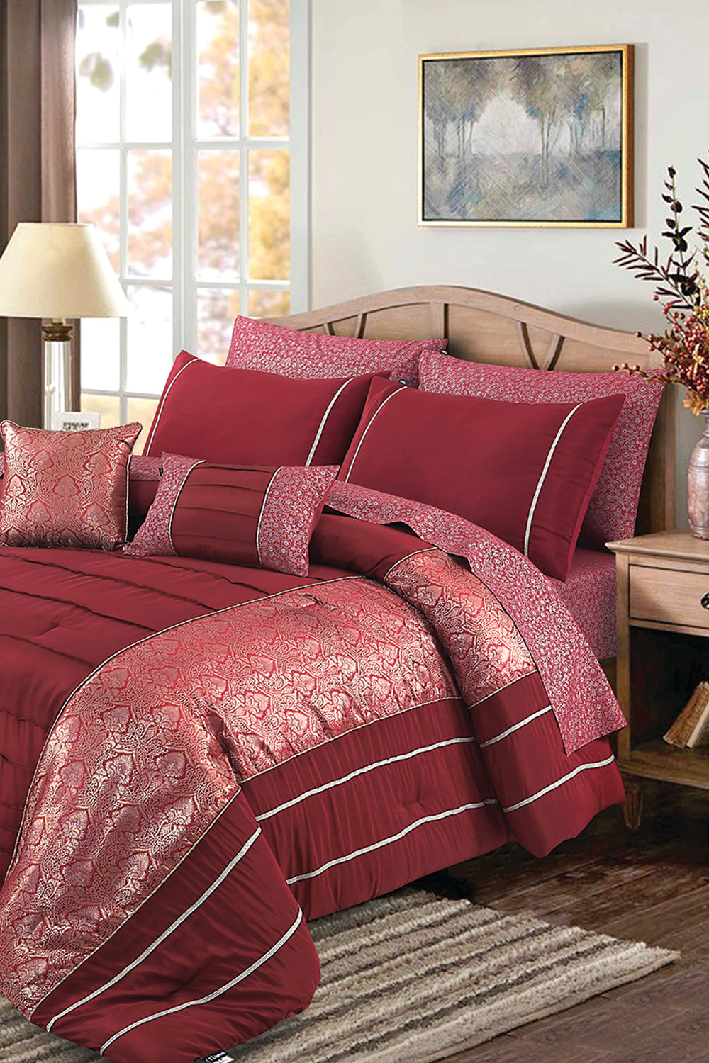 Nishat Linen - Crimson Bed in A Bag