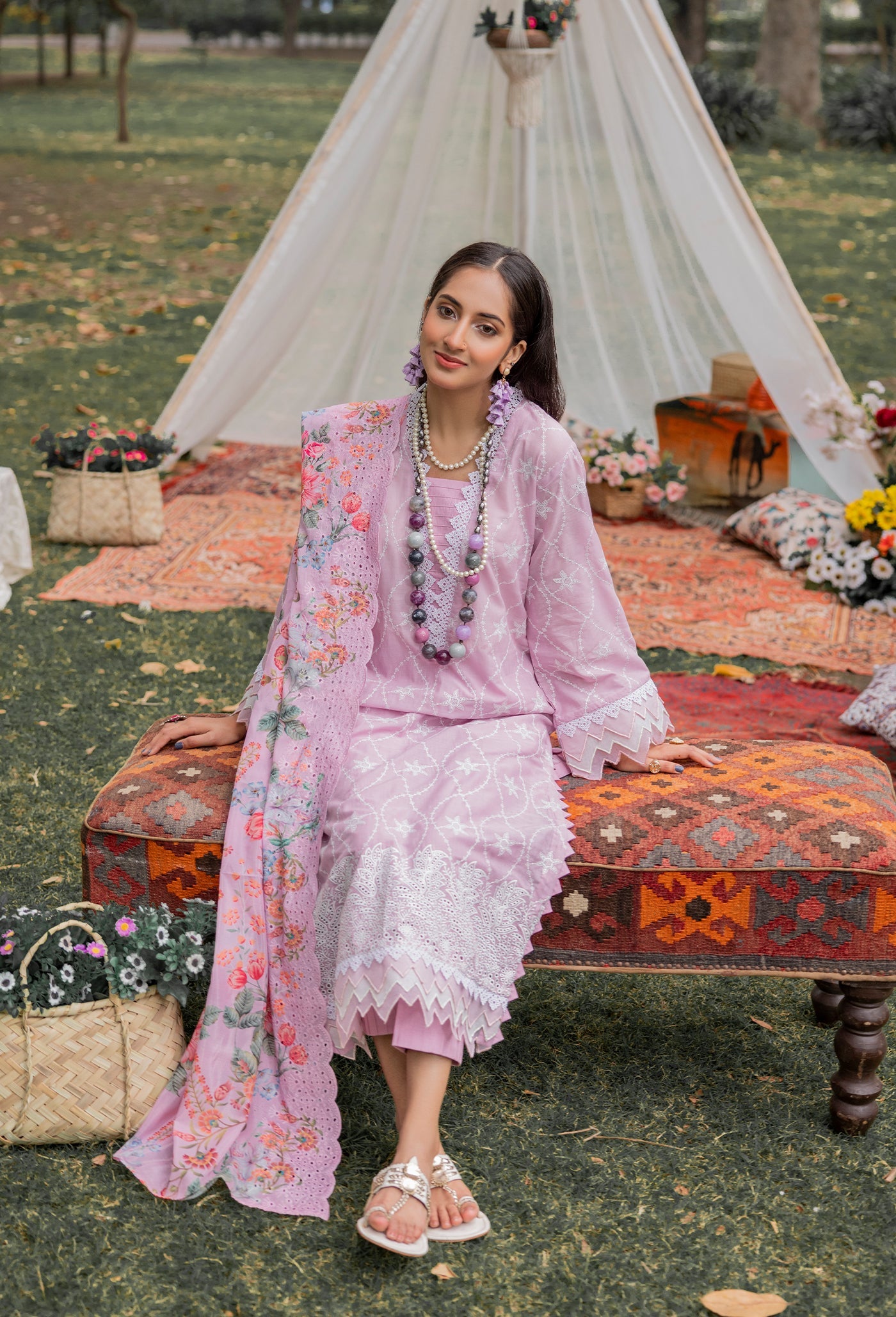 Adan's Libas - Chikankari'2 Pret 5156