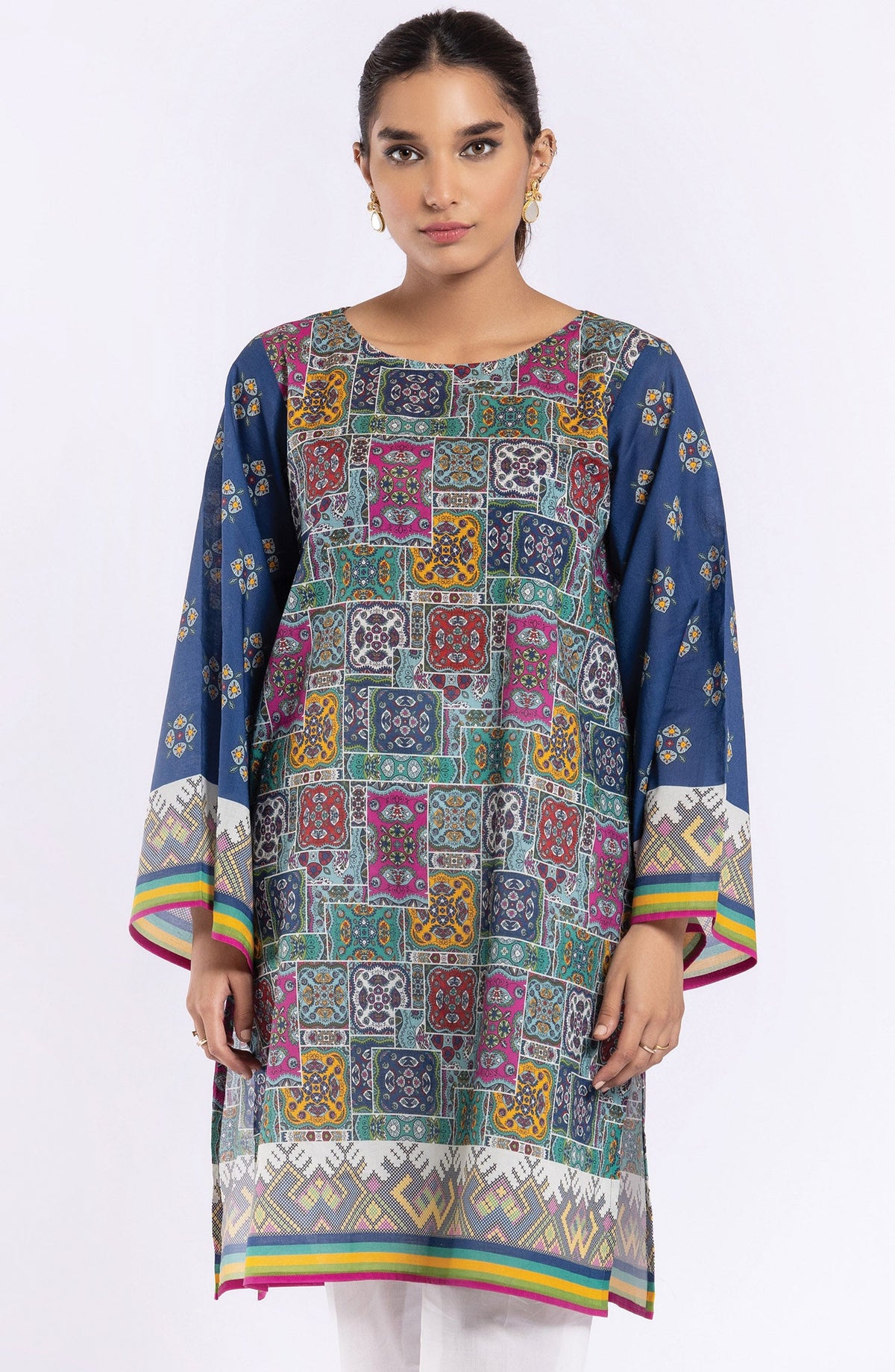 Orient - Unstitched 1 Piece Printed Lawn Shirt