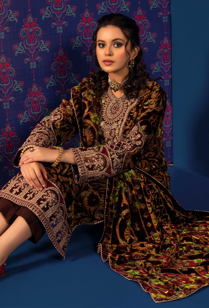 Adan's Libas - Plachi Embroidered Unstitched 5406