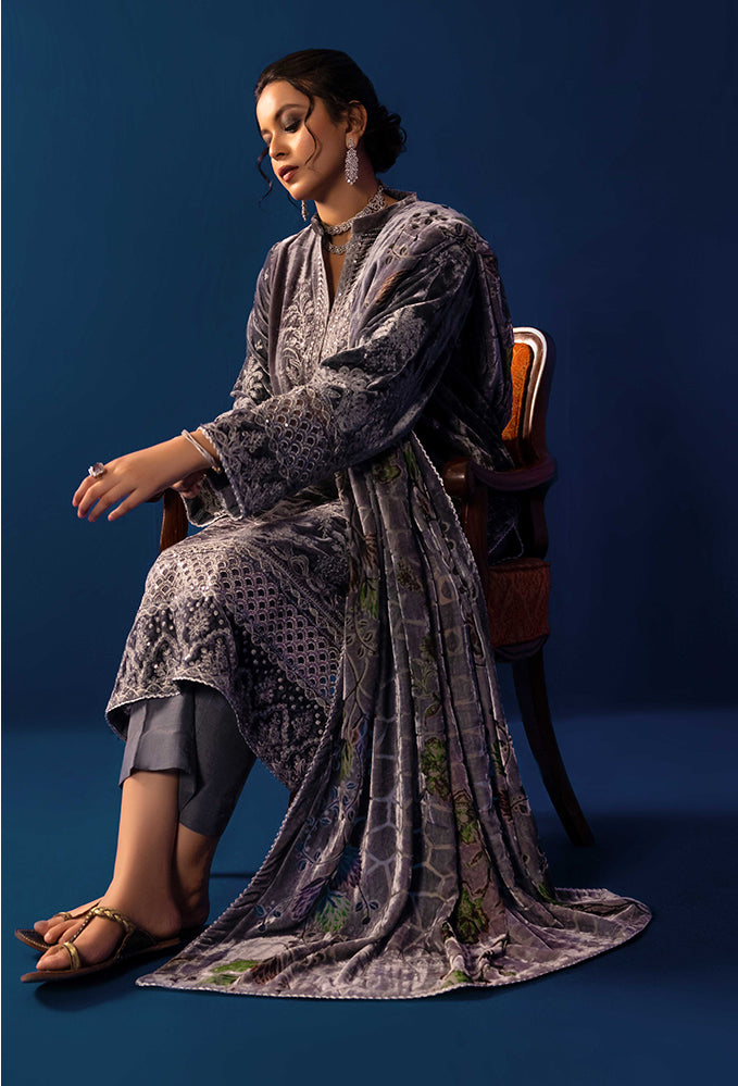 Adan's Libas - Plachi Embroidered Unstitched 5408