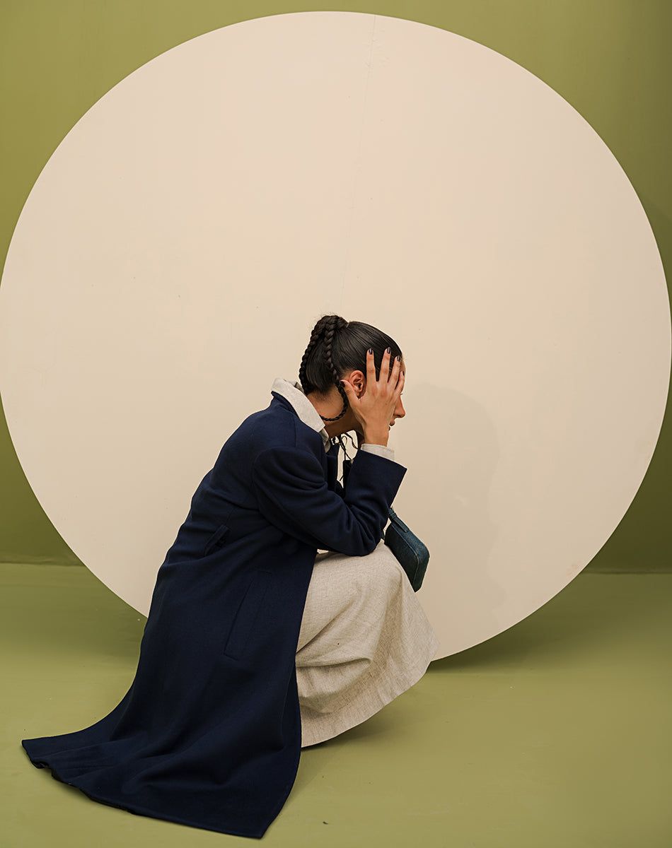 Chaos - Ado - Space Cadet Navy Wool Coat