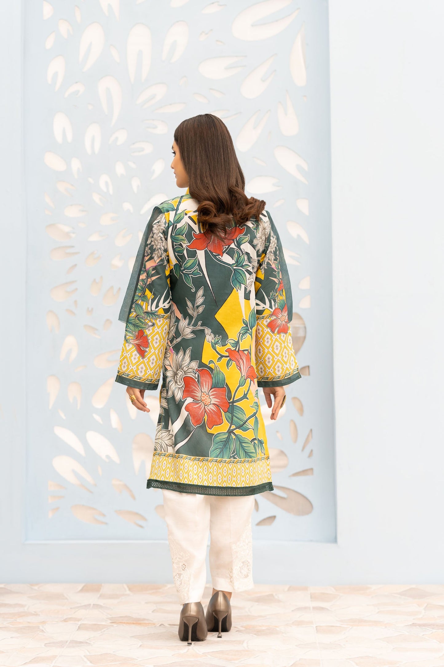 Adan's Libas - Devine - Digital Printed Stitched Lawn Kurti