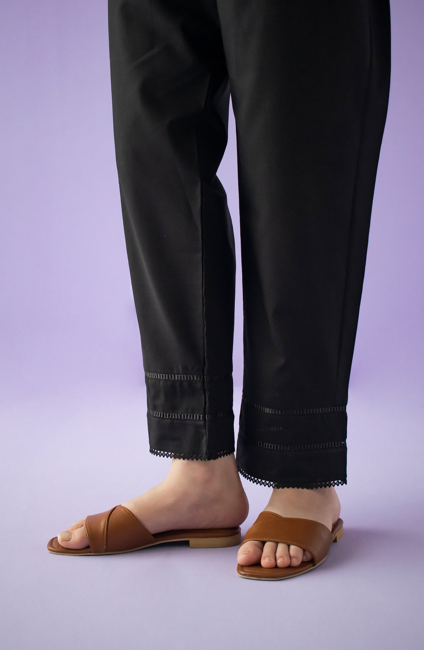 Orient - Stitched Bottoms 1 Piece Plain Cambric Trouser