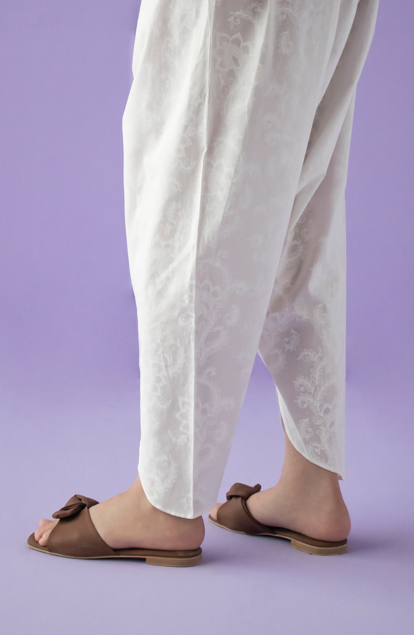 Orient - Stitched Bottoms 1 Piece Plain Dobby Shalwar