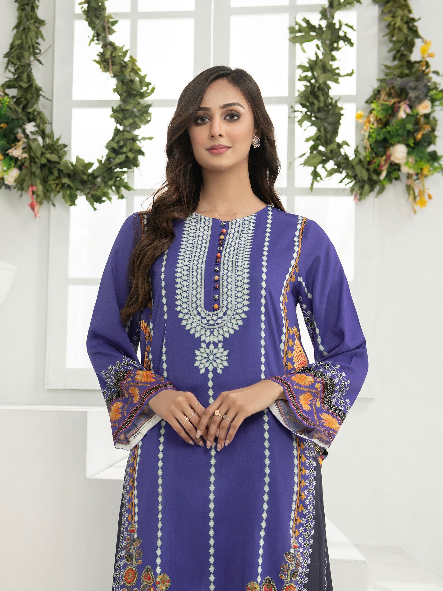 Limelight - Viscose Lawn Shirt-Printed (Unstitched)