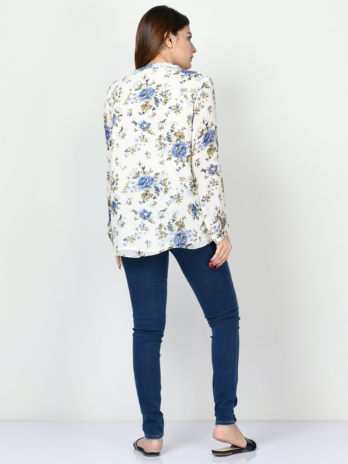 Limelight - Printed Chiffon Top