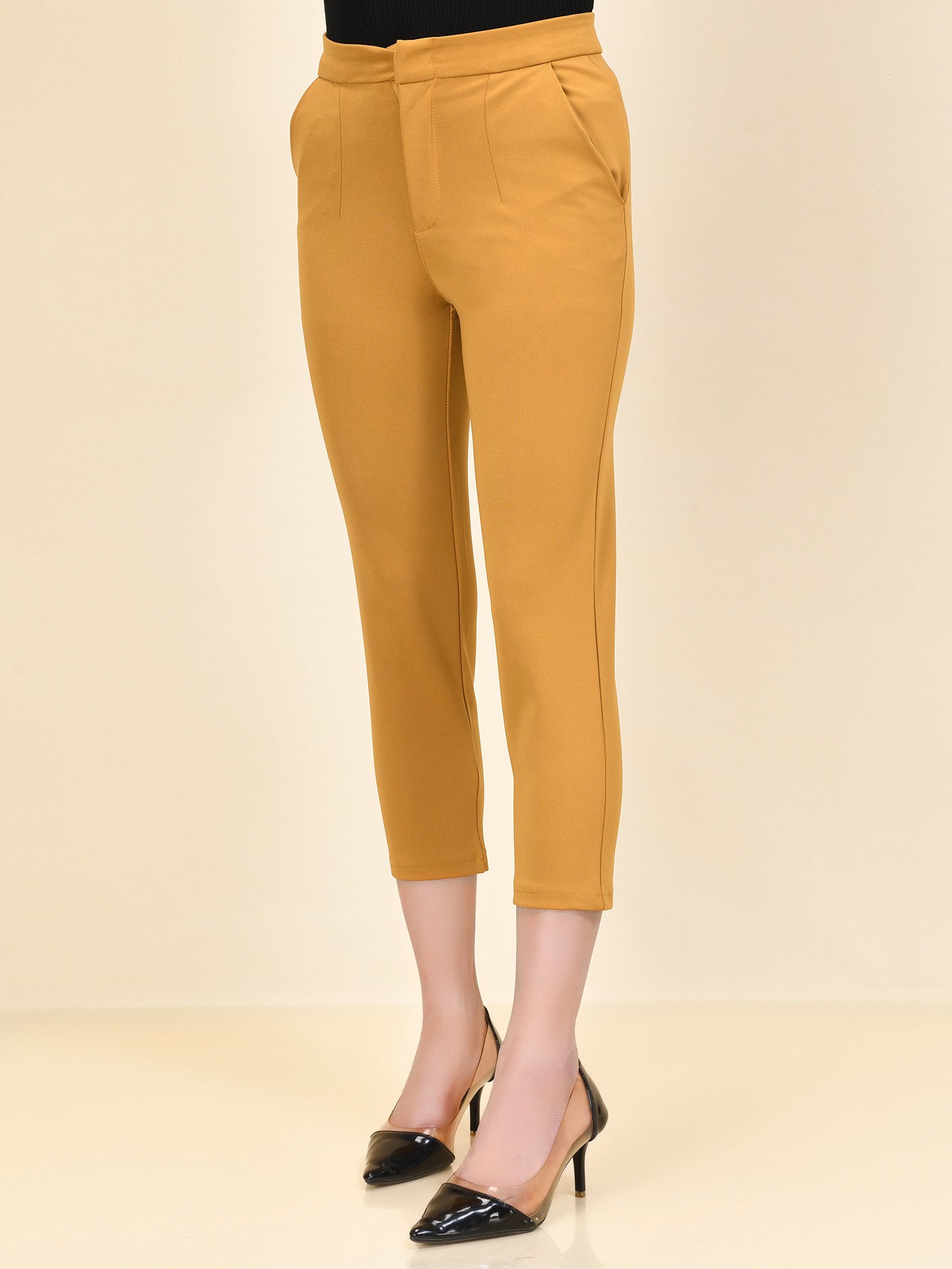 Limelight - Narrow Pants - Mustard