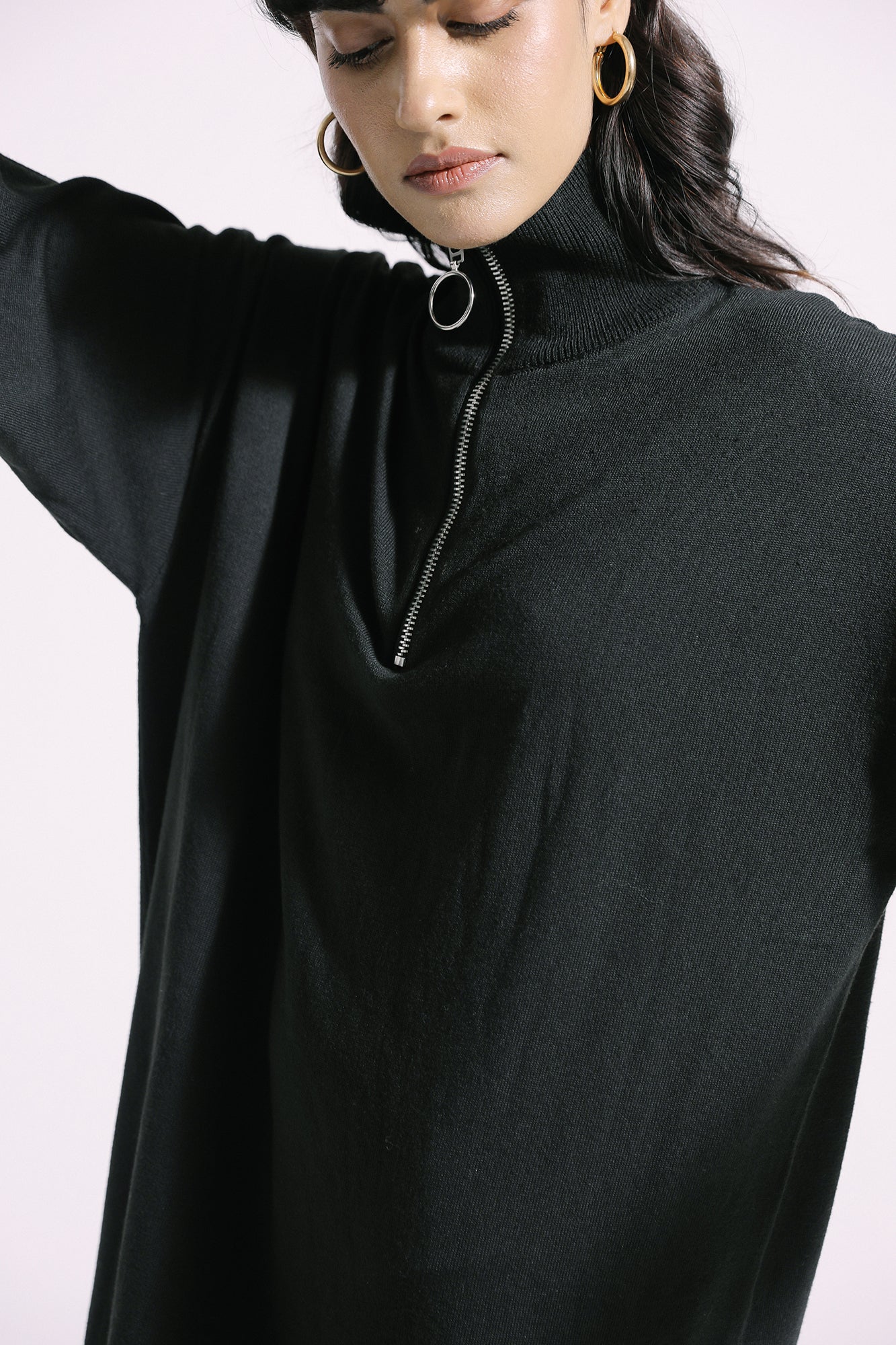 Ethnic - BAGG KNIT DRESS WITH ZIP (E0655/108/902)