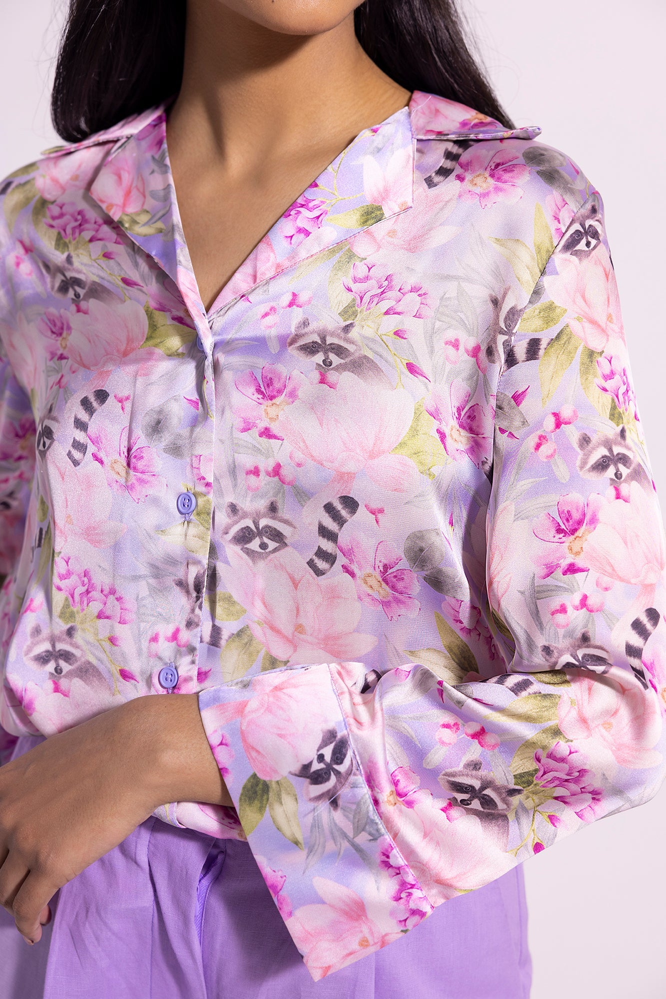 Ethnic - PRINTED BUTTON DOWN SHIRT (E0796/108/514)