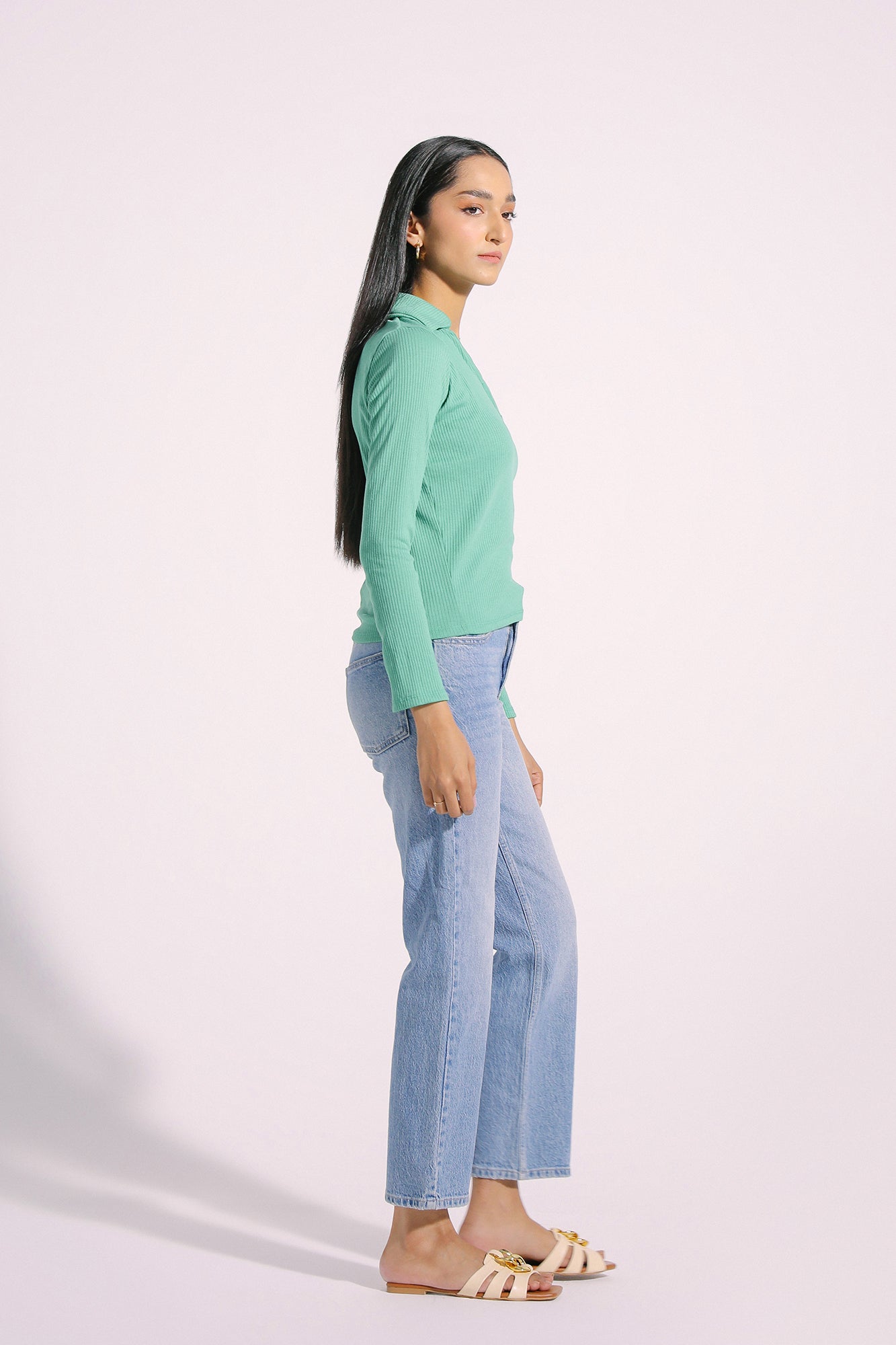 Ethnic - COLLAR NECK TOP (E0873/108/714)