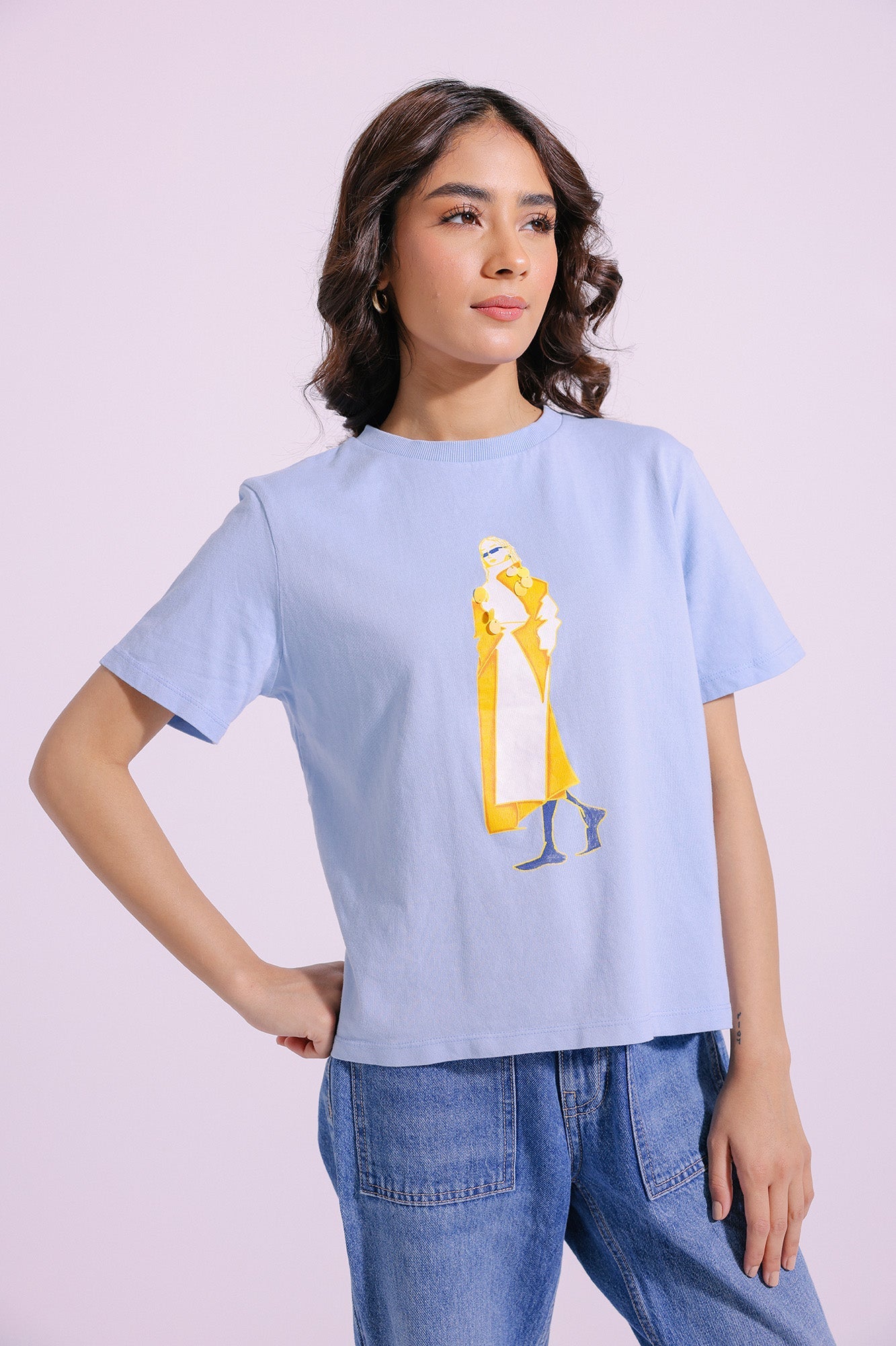 Ethnic - PRINTED T-SHIRT (E1052/108/605)