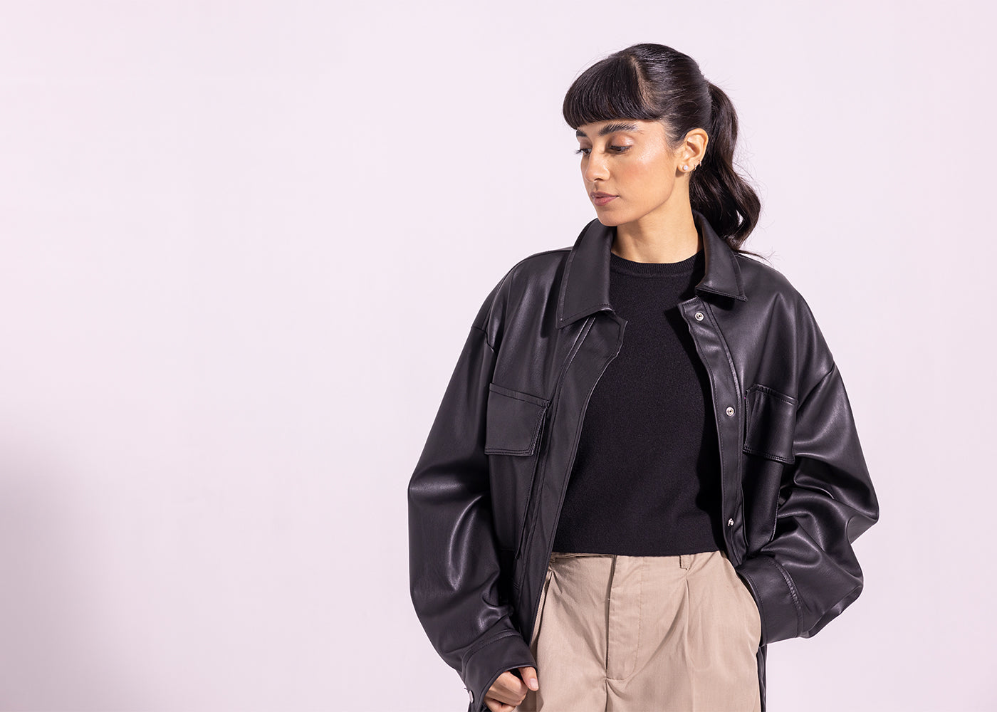 Ethnic - LEATHER JACKET (E1228/108/902)