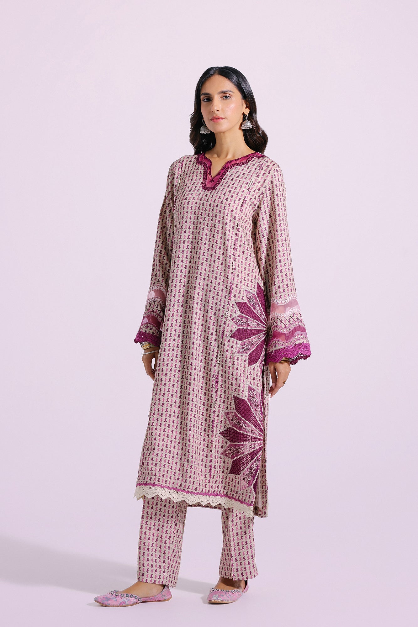 Ethnic - EMBROIDERED SUIT (E1709/103/227)