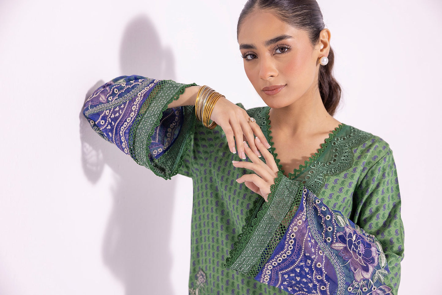 Ethnic - EMBROIDERED SUIT (E1710/103/708)