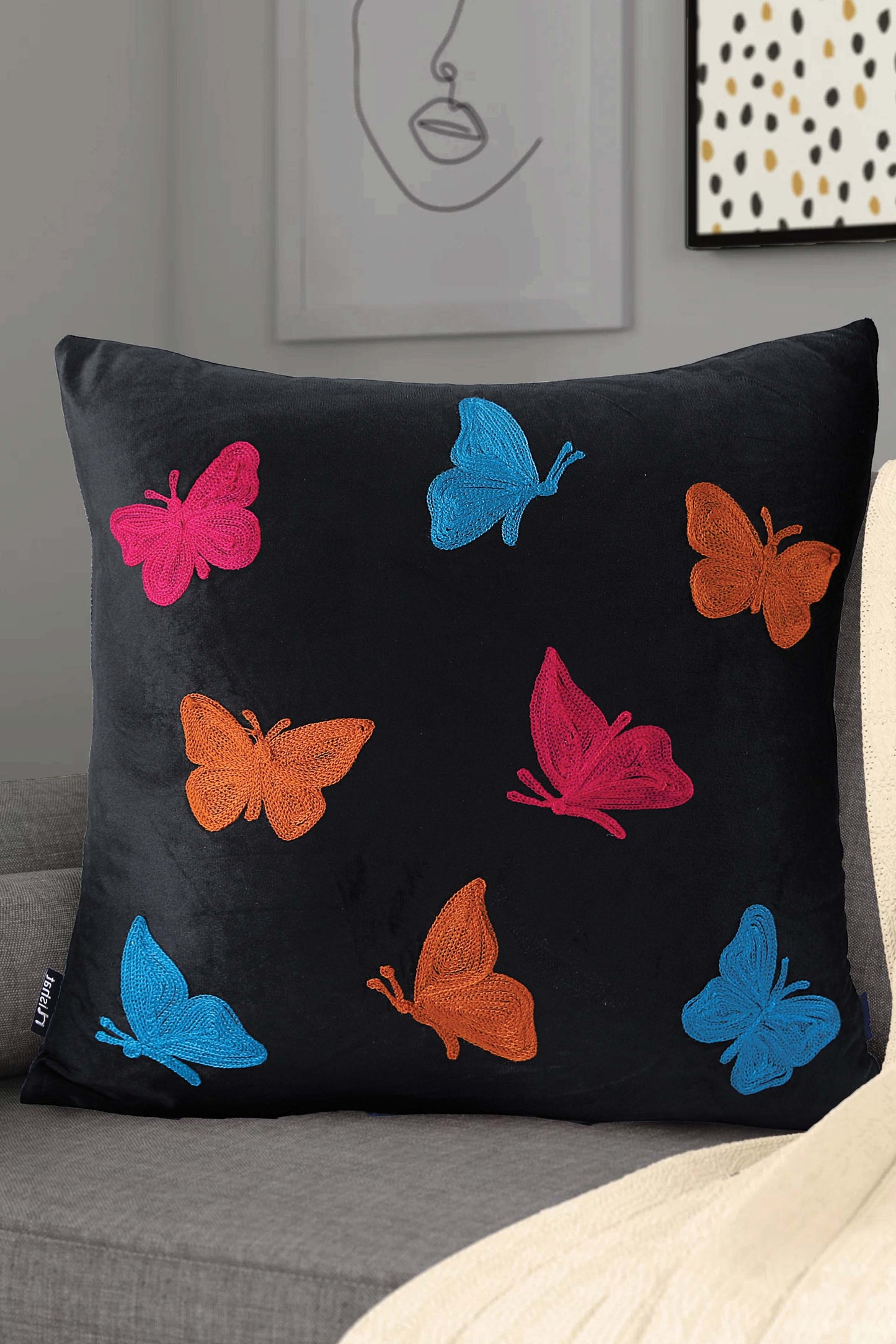 Nishat Linen - Esther Cushion Cover Emb