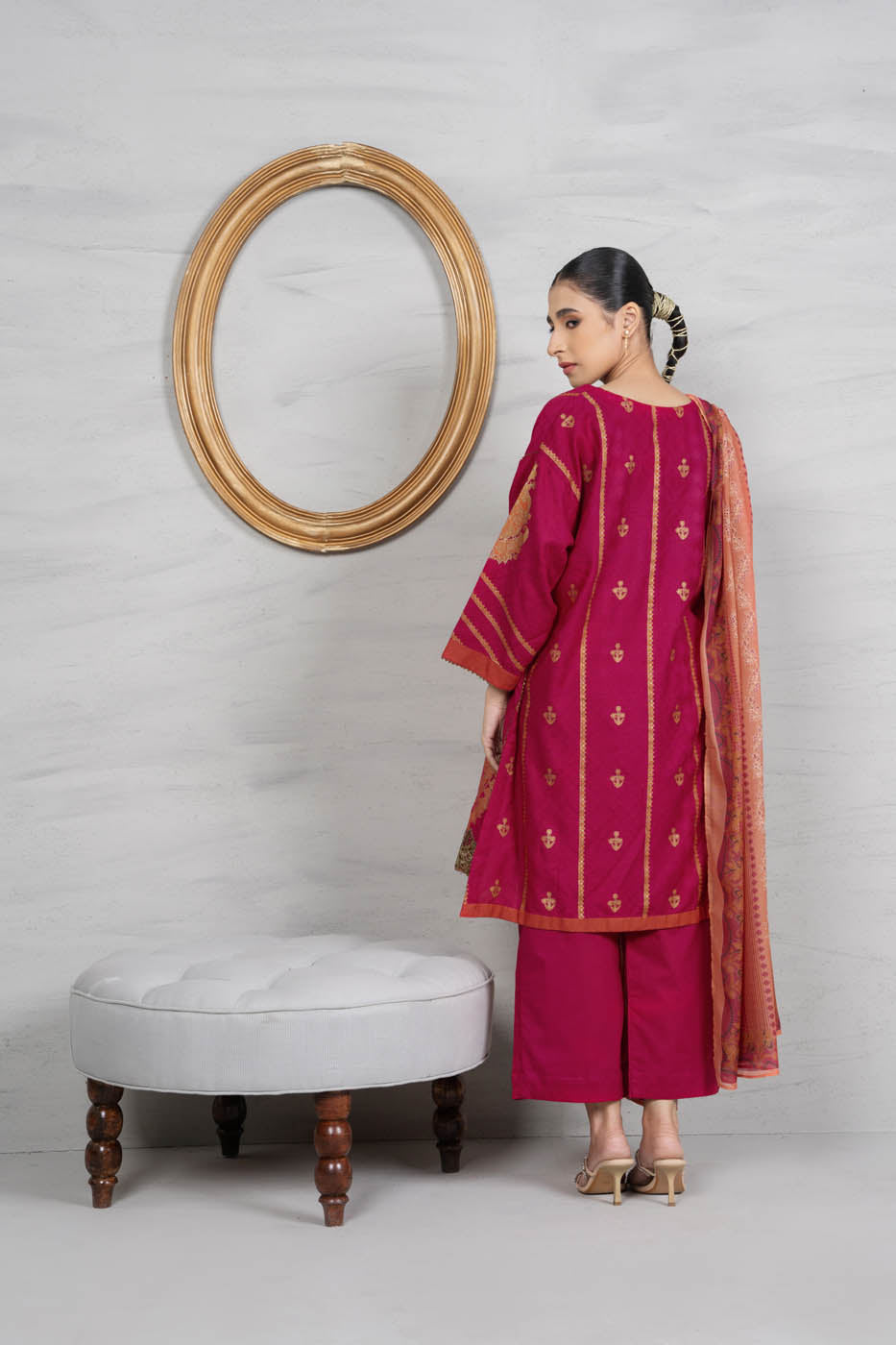 3 Pc Jacquard Outfit