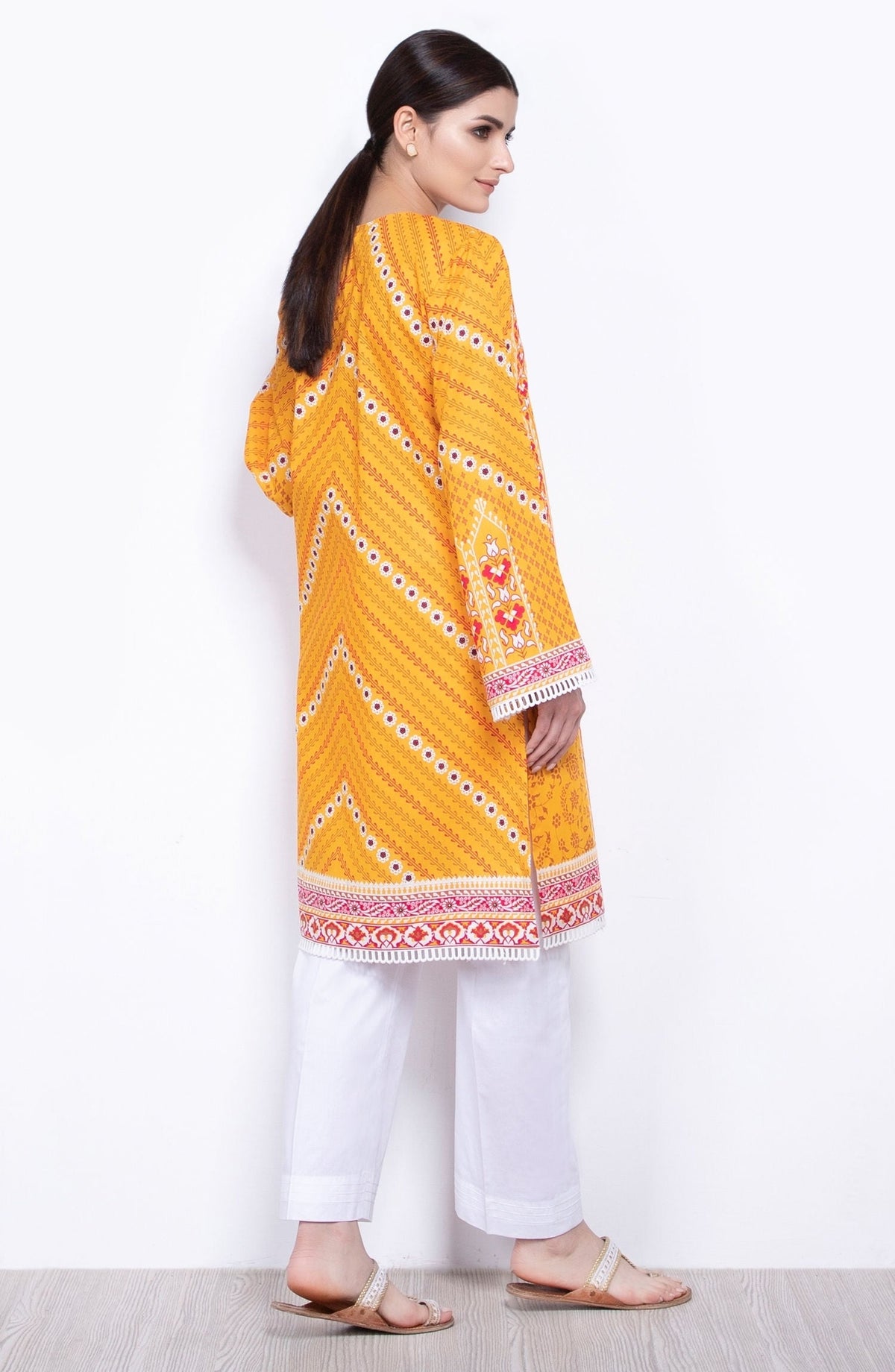 Orient - Unstitched 1 Piece Embroidered Lawn Suit
