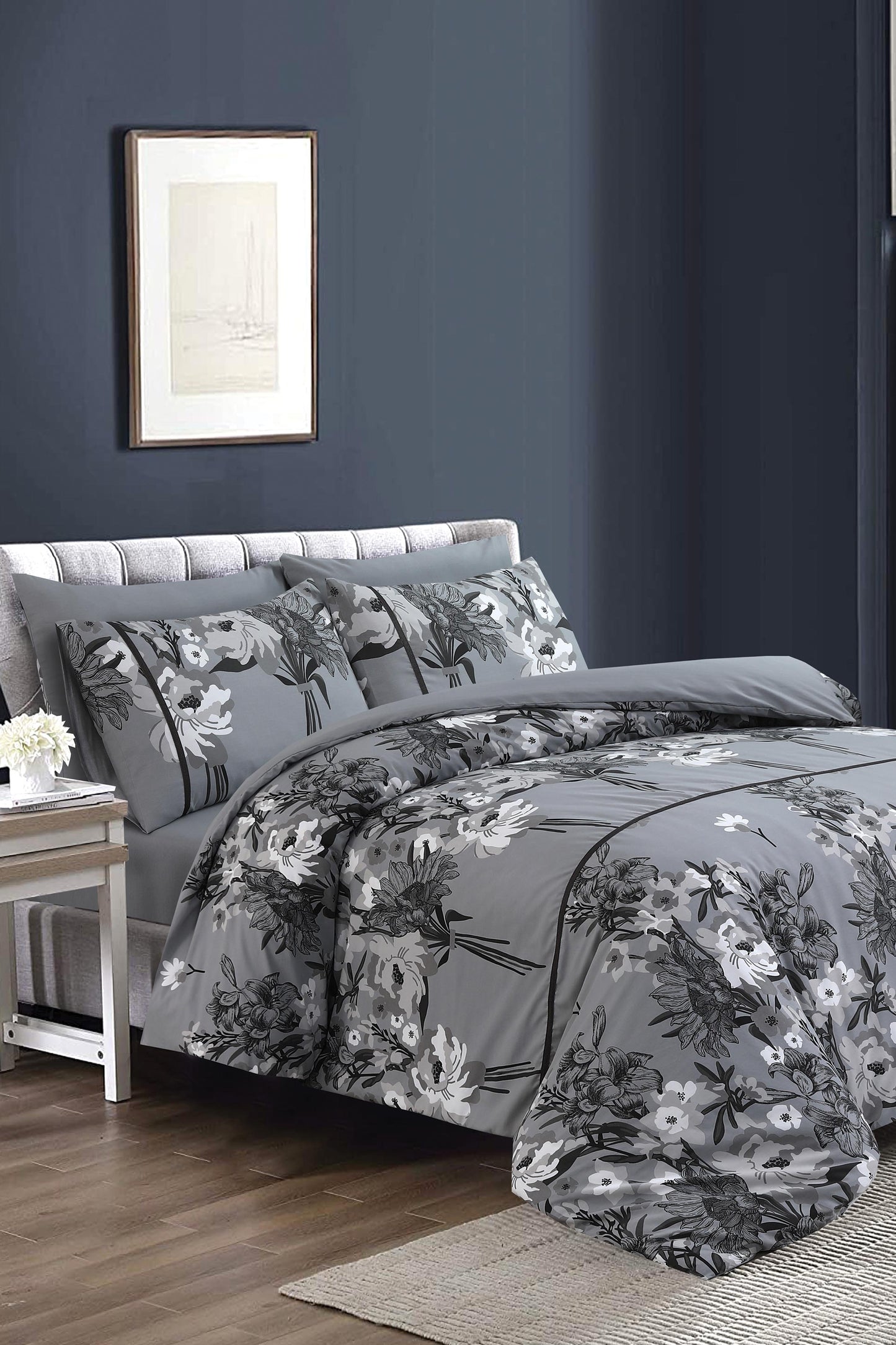 Nishat Linen - Floral Pile Duvet Cover