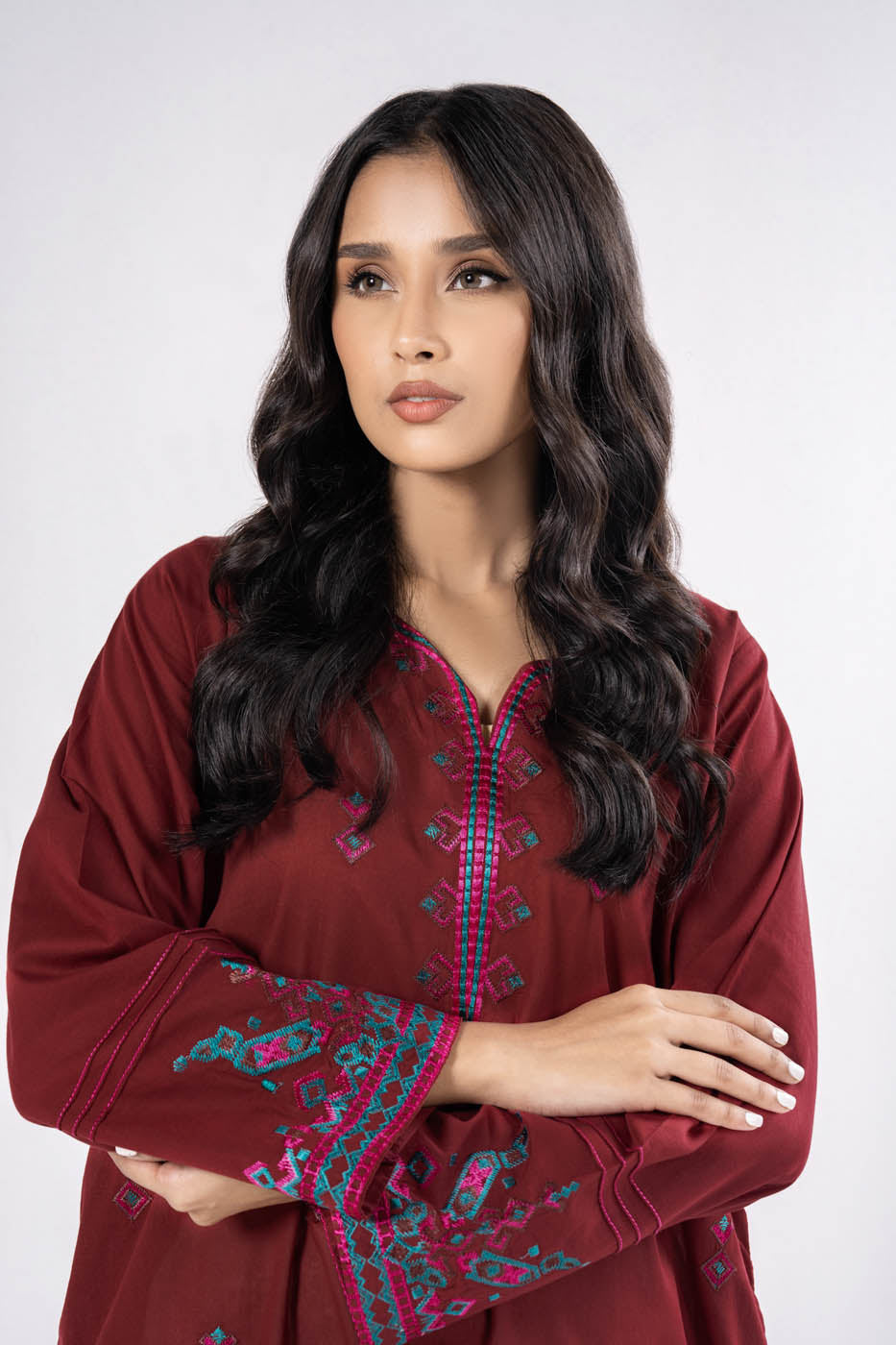 Printed Cambric Kurti