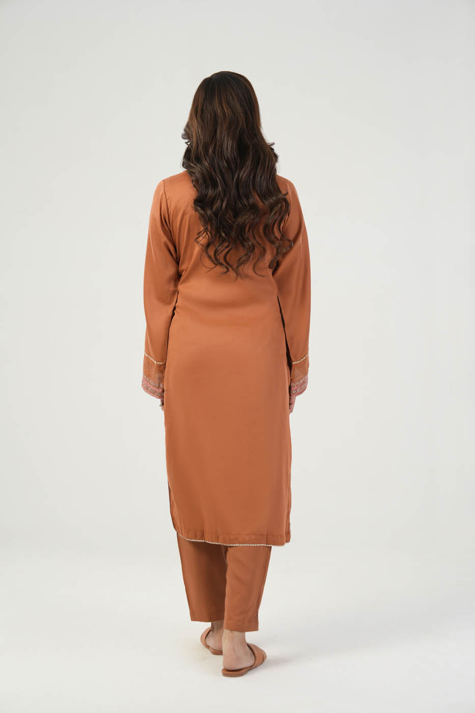 2 Pc Cotton Satin Outfit