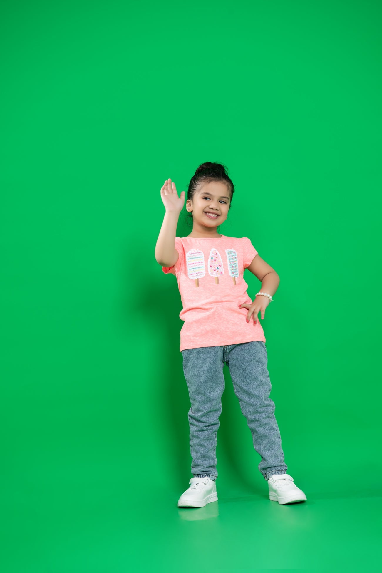 BTW - REVERSIBLE FLIP-SEQUIN ICECREAM T-SHIRT