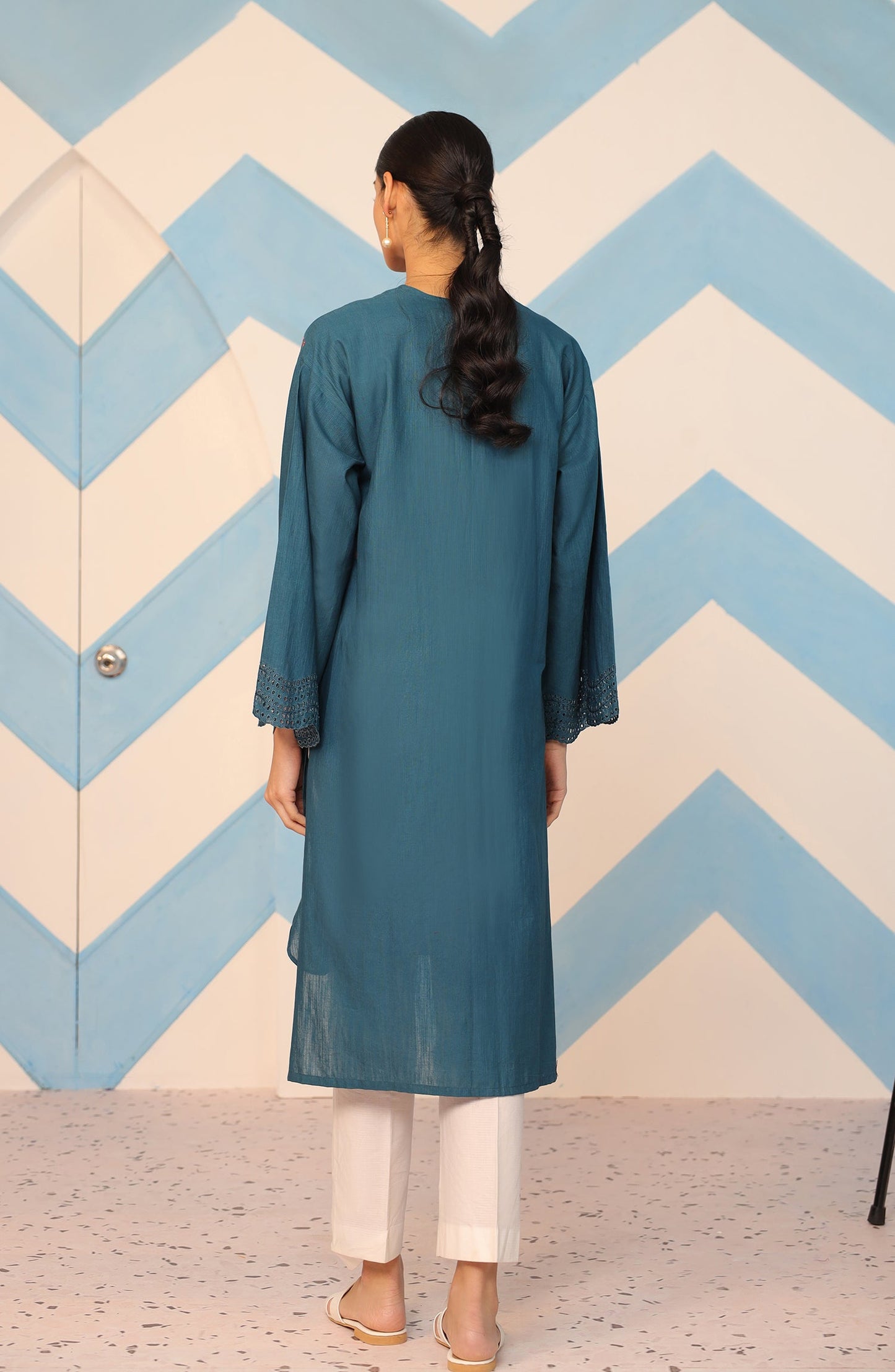 Orient - Stitched 1 Piece Embroidered Khaddar Shirt
