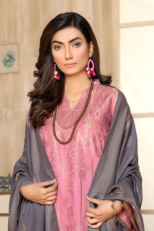 Adan's Libas - Carissm - Winter Jacquard 2 Piece Unstitch
