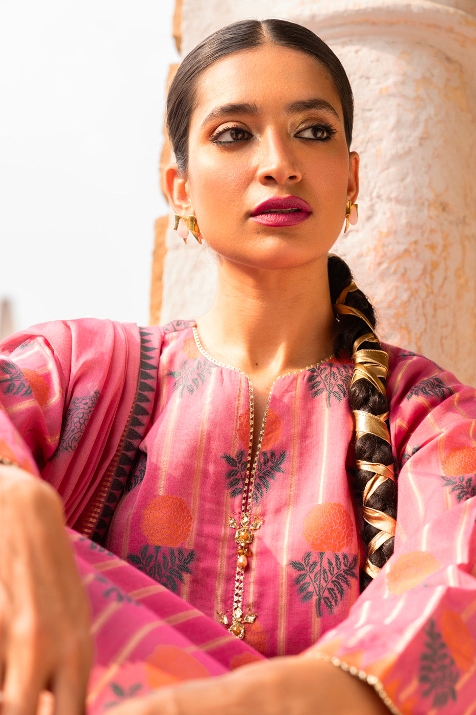 3 Pc Jacquard Outfit