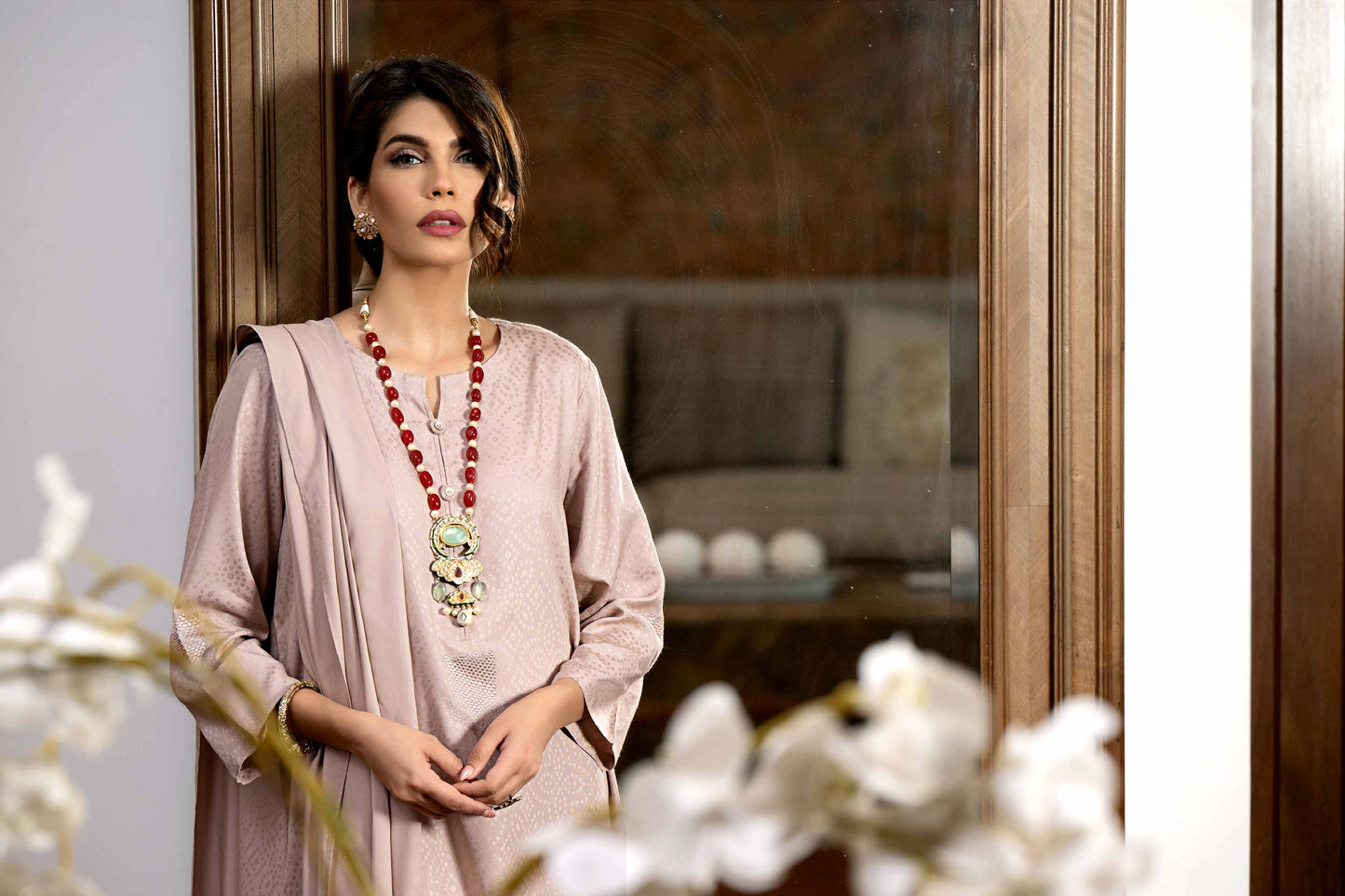 Nishat Linen - 3 Piece - Embroidered Suit - KFW23-113