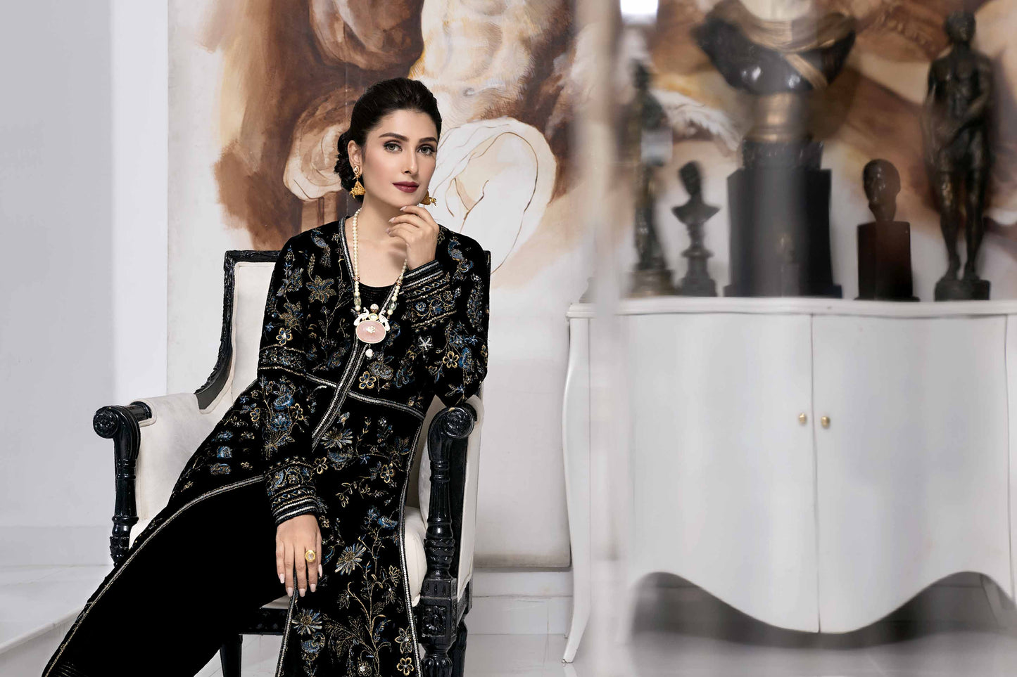 Nishat Linen - 2 Piece - Embroidered Suit - KFW23-21