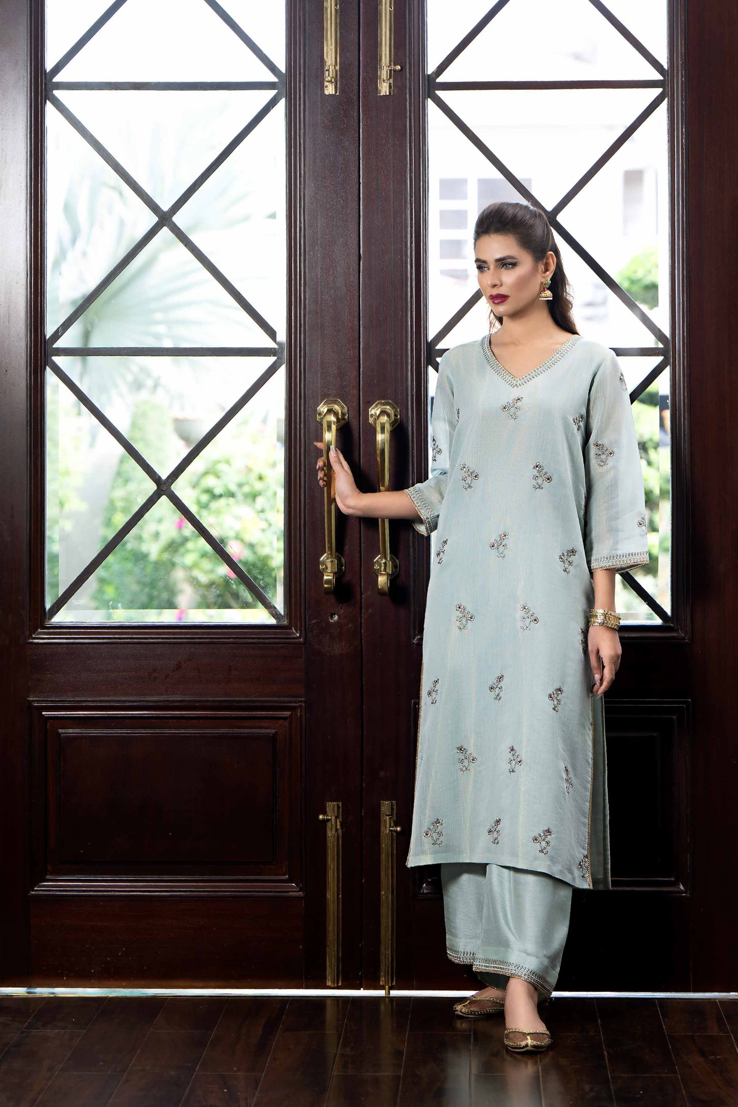 Nishat Linen - 2 Piece - Embroidered Suit - KFW23-26