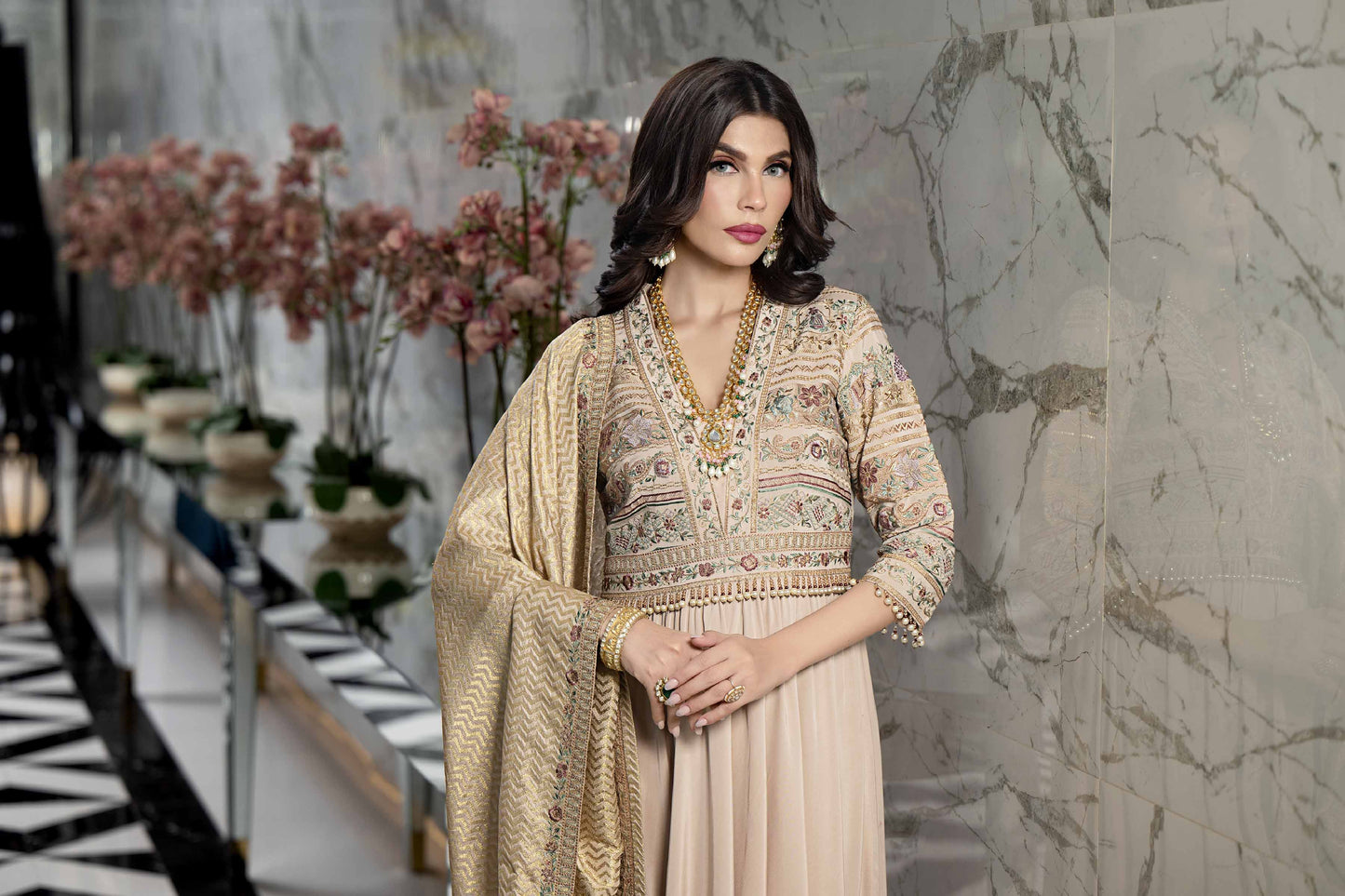 Nishat Linen - 2 Piece - Embroidered Suit - KFW23-29