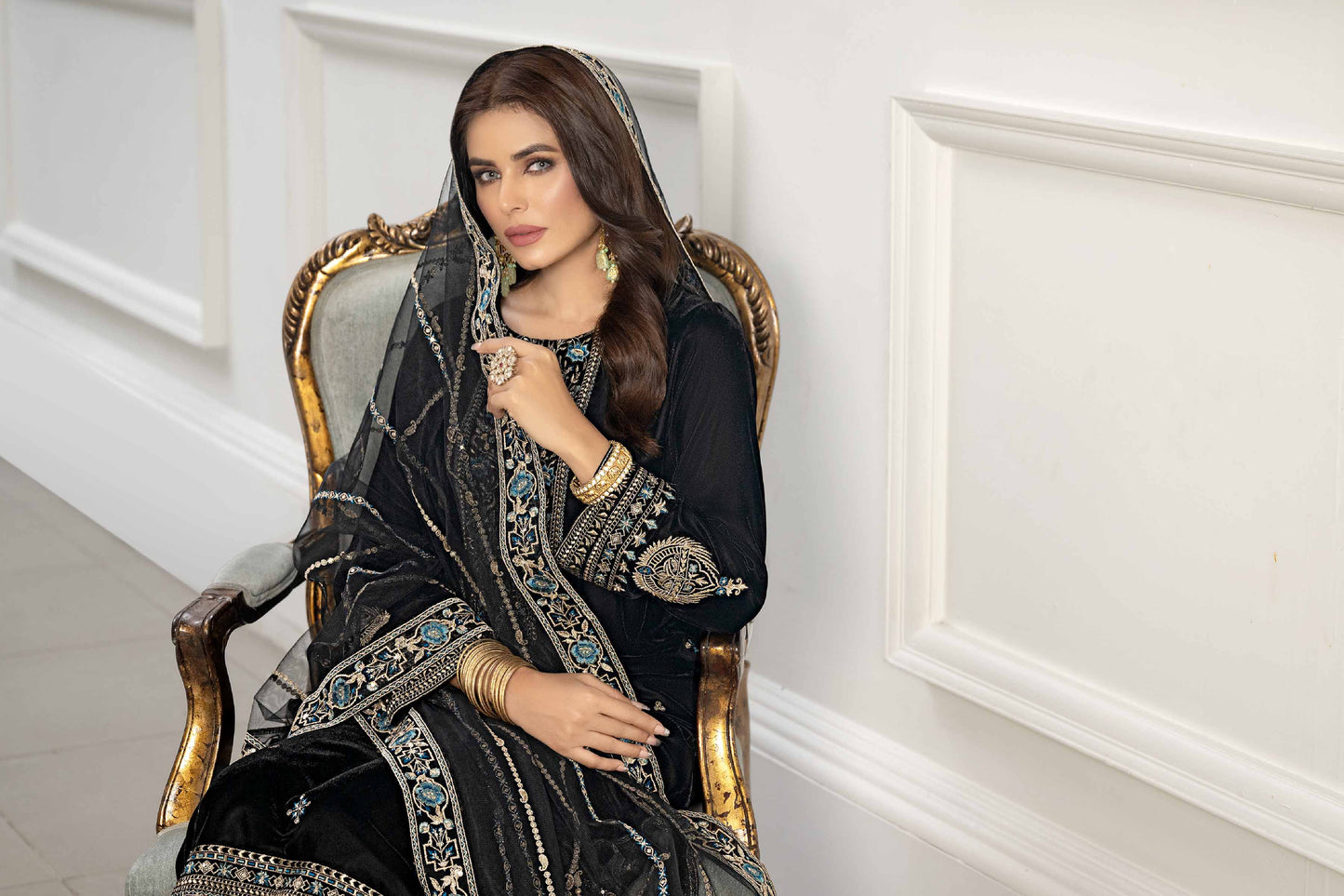 Nishat Linen - 3 Piece - Embroidered Suit - KFW23-41