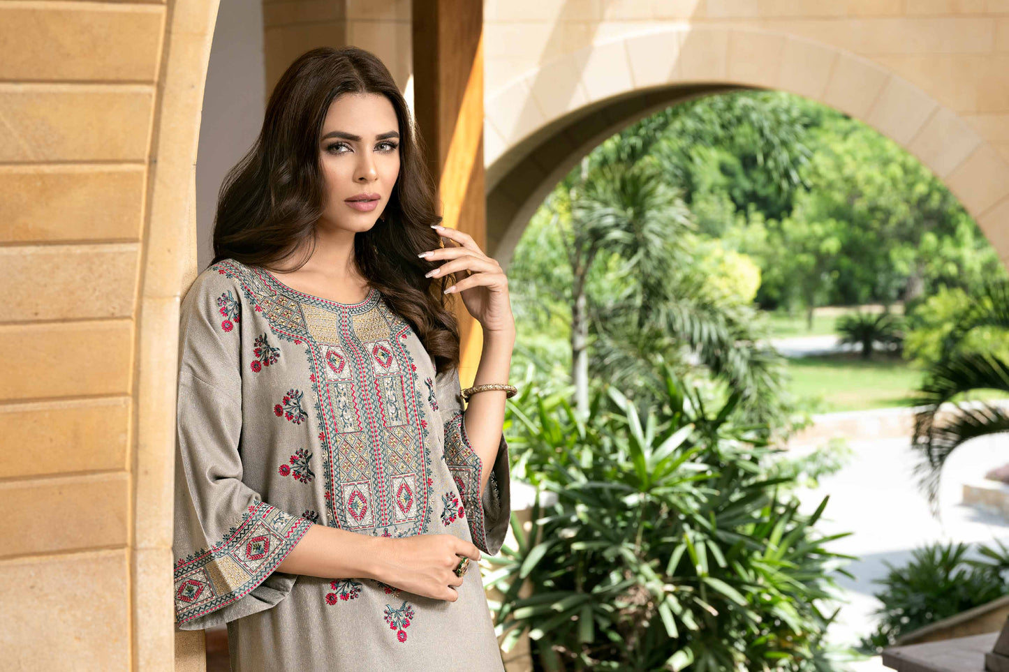 Nishat Linen - 2 Piece - Embroidered Suit - KFW23-62
