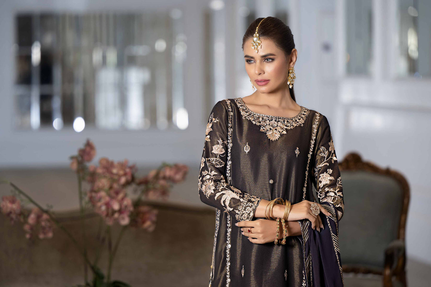Nishat Linen - 3 Piece - Embroidered Suit - KFW23-70