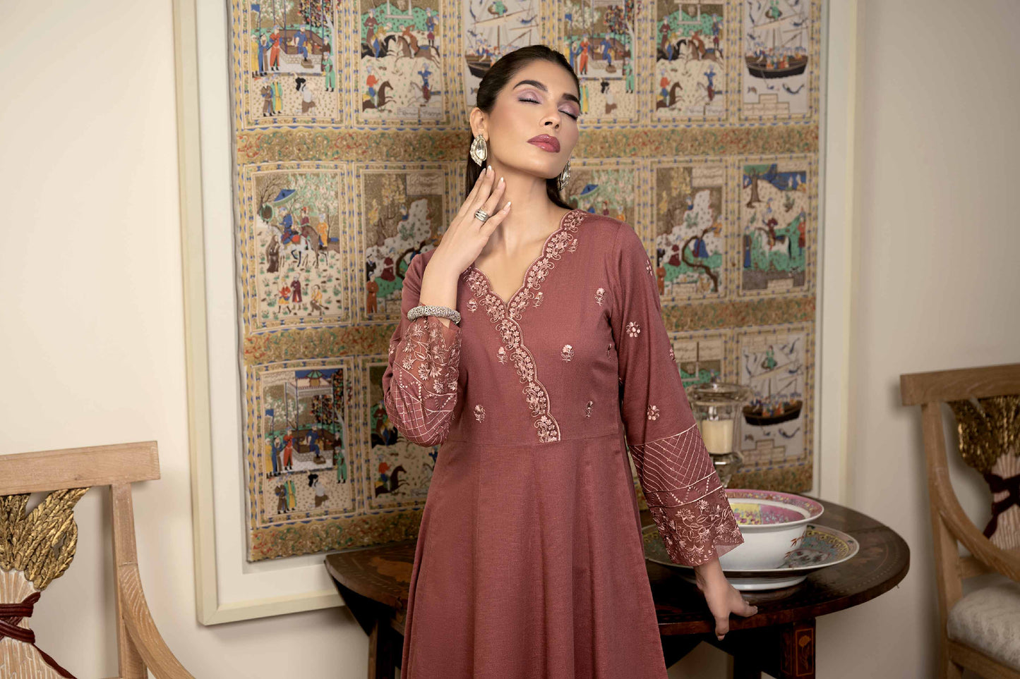 Nishat Linen - 2 Piece - Embroidered Suit - KFW23-74
