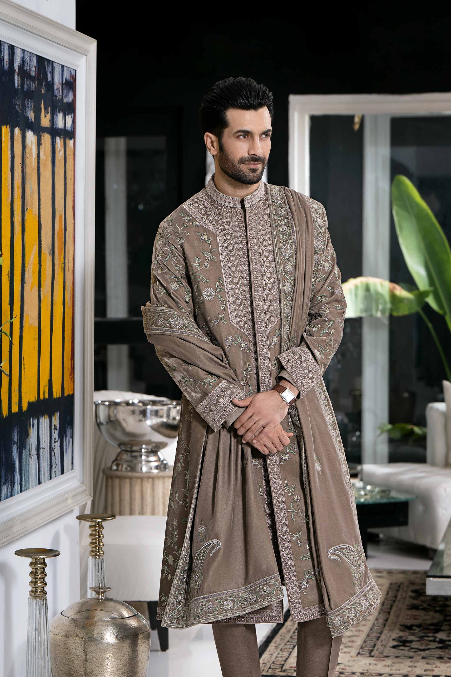 Nishat Linen - 2 Piece - Embroidered Suit - KNW23-05